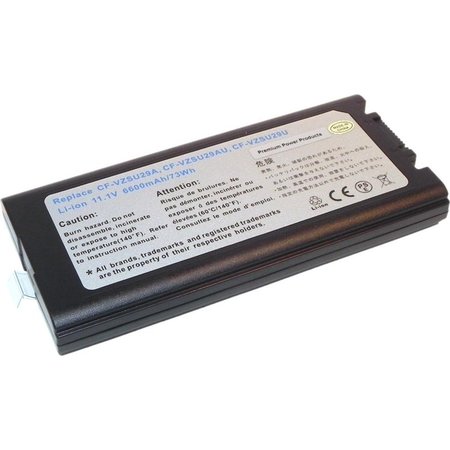 EREPLACEMENTS 9 Cell 7800 Mah Battery Panaso CF-VZSU29U-ER